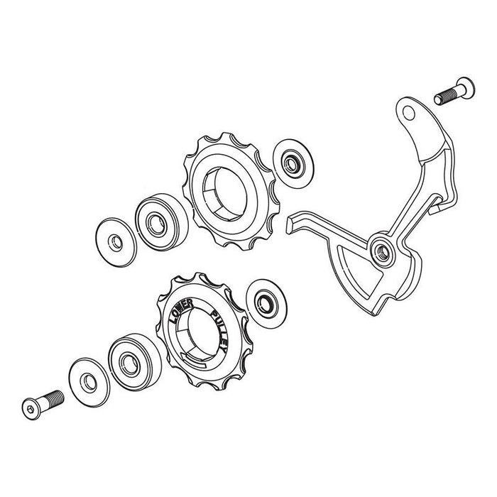 SRAM Rival Medium Cage Rear Bicycle Derailleurs Kit