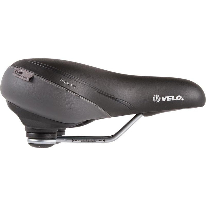 Velo, Tour Air Comfort, Saddle, 272 x 210mm, 665g, Black