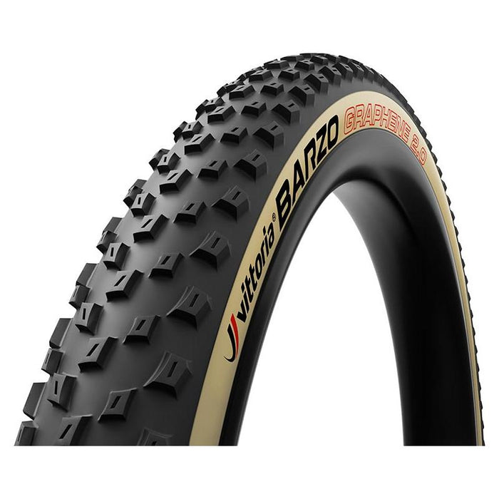 Vittoria Barzo Tire - 29 x 2.35 Tubeless Folding Black/Tan 4C Race G2.0