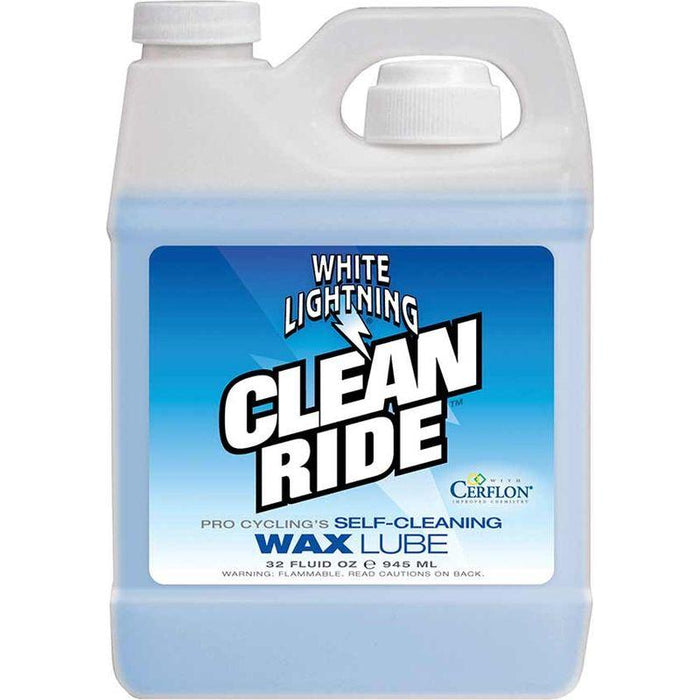 White Lightning Clean Ride Bike Chain Wax Lube - 32oz Bulk