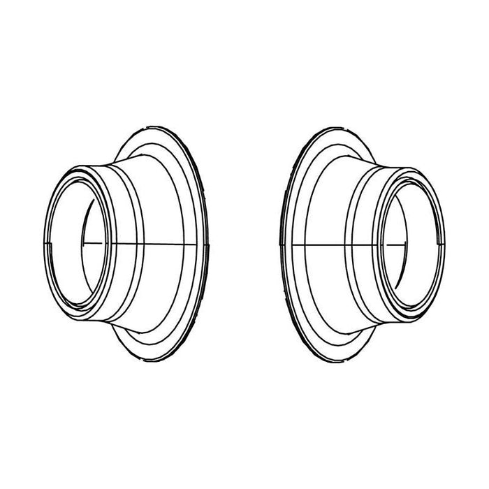 Zipp 77 Disc Conversion Caps for Front 100 x 15mm Thru Axle