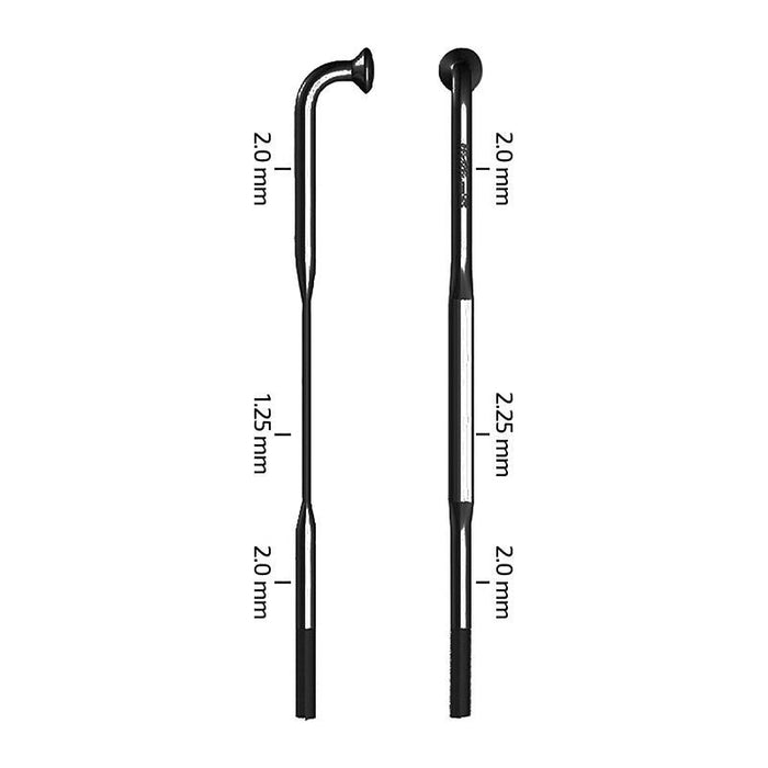 Zipp, CX-Sprint Black J-Bend TCS, Spokes, Sapim CX-Sprint, Black, Length: 36+, 3pcs