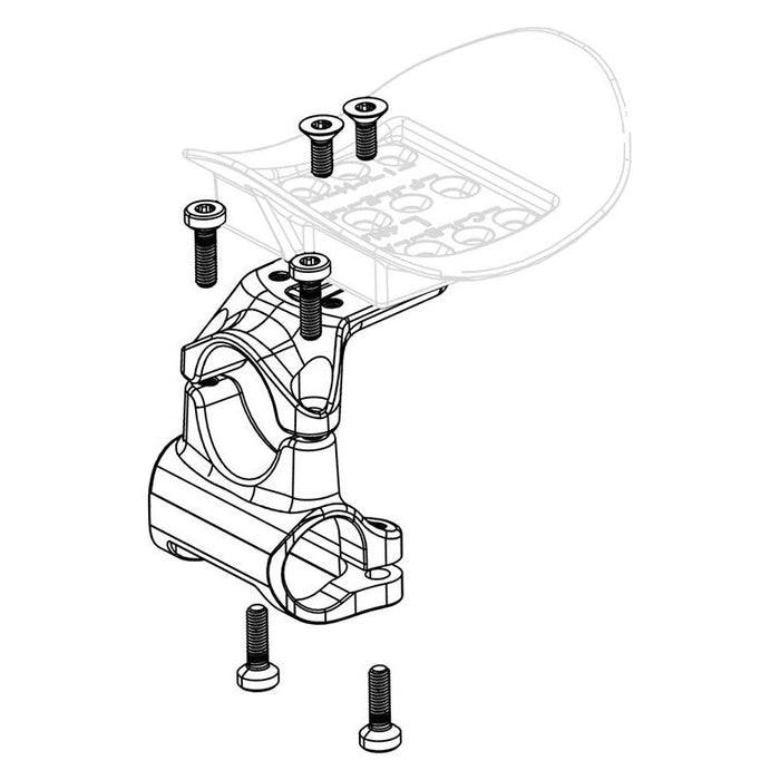 Zipp, Replacement Mount for Vuka Clip, Low Mount, Left