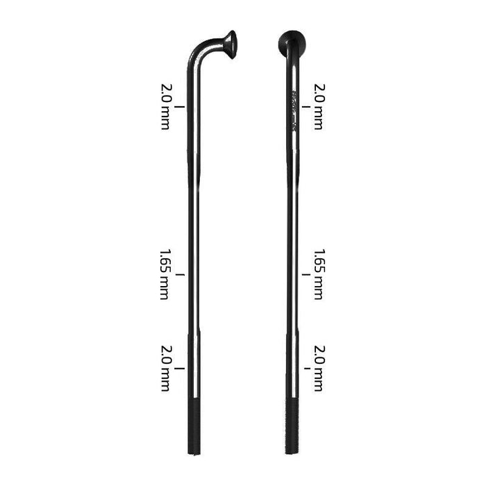 Zipp, Sapim D-Light, Spokes, J-Bend, Black, 284mm, 3pcs