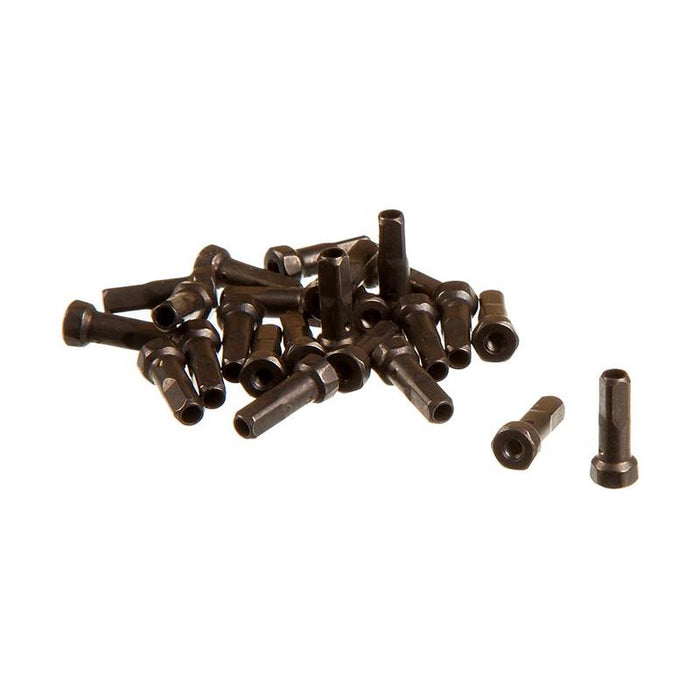 Zipp, Sapim Secure Lock Brass, Nipples, 14mm, Black, 24pcs