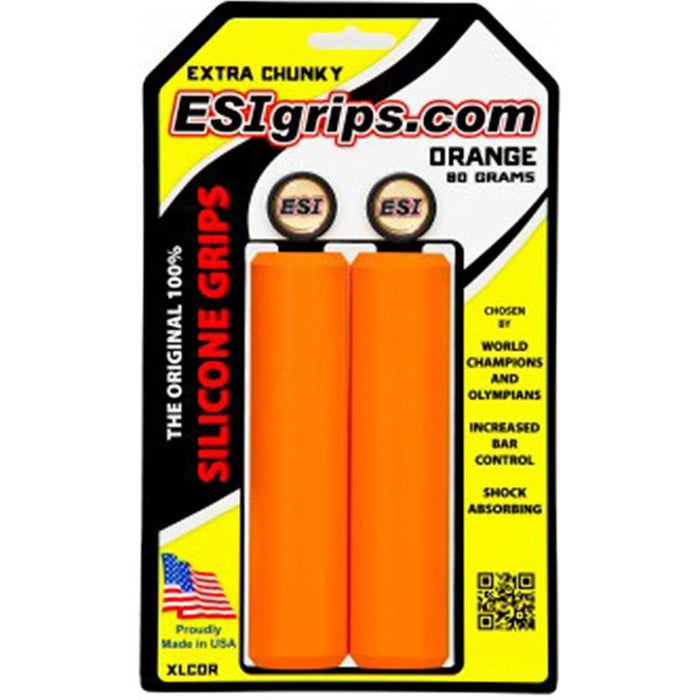 ESI Extra Chunky Grips - Thick Ergonomic Comfort MTB and Road Handlebar Grips Bicycle Grips