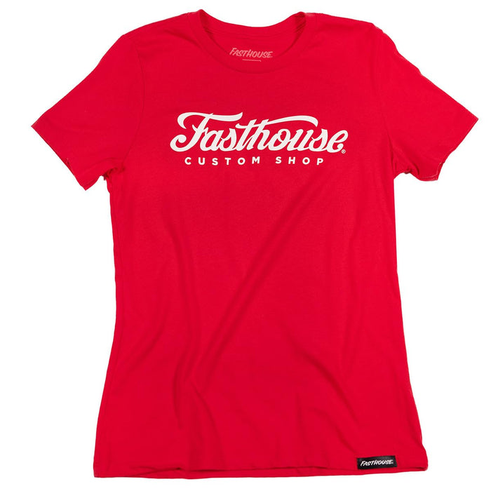 Fasthouse Morris SS Tee Womens Cardinal X-Large