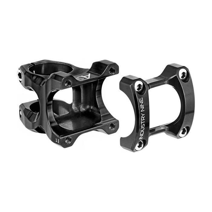 Industry Nine A318 Stem - 50mm 31.8mm Clamp /-4.4 1 1/8 Aluminum Black