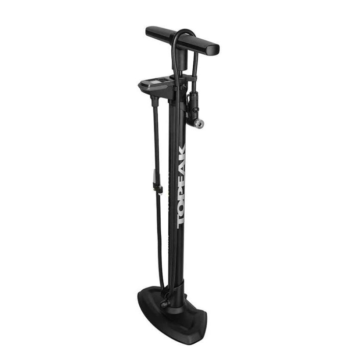 Topeak JoeBlow Pro Digital Floor Pump - 200psi / 13.8bar Digital Gauge SmartHead DX3 Air Release Button Black/Yellow