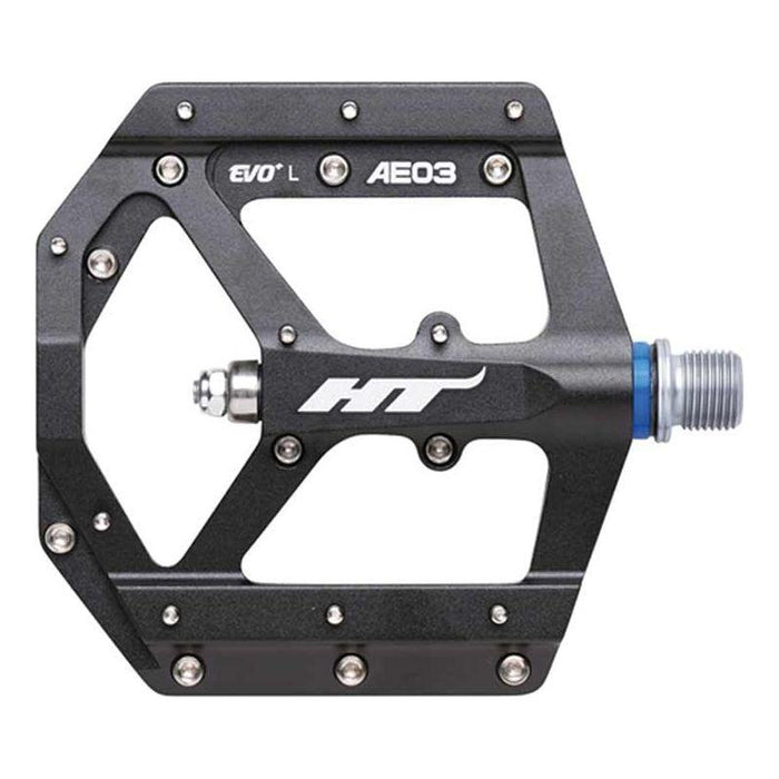 HT Components AE03(EVO) Pedals - Platform Aluminum 9/16 Black