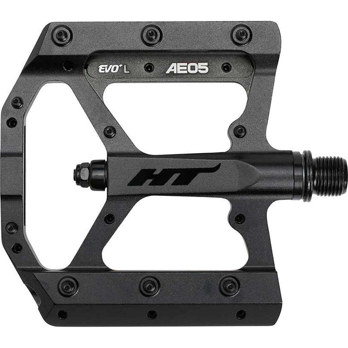 HT Components AE05(EVO) Pedals - Platform Aluminum 9/16 Stealth Black