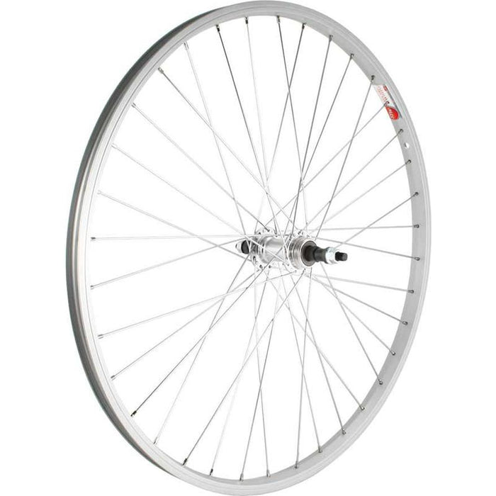 Sta-Tru Double Wall Rear Wheel - 26 Bolt-On 3/8 x 135mm Freewheel Silver