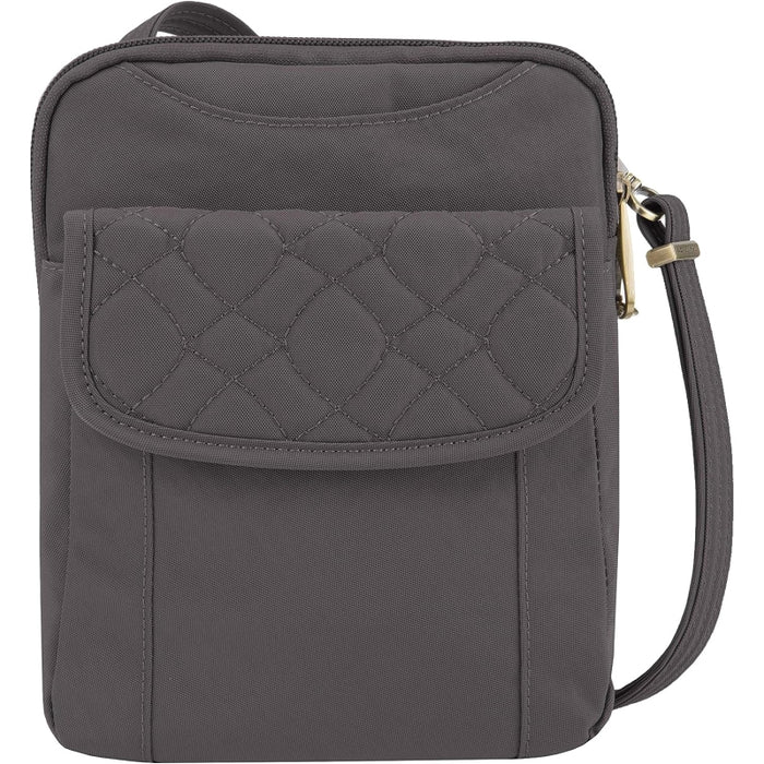 Travelon Anti-theft Signature Quilted Slim Pouch Lifestyle Crossbody & Totes