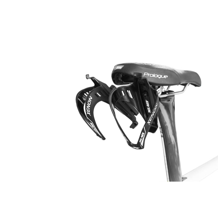 XLAB Mini Wing 105 Saddle Mounted Dual Water Bottle Carrier System Bicycle Bottle Cages