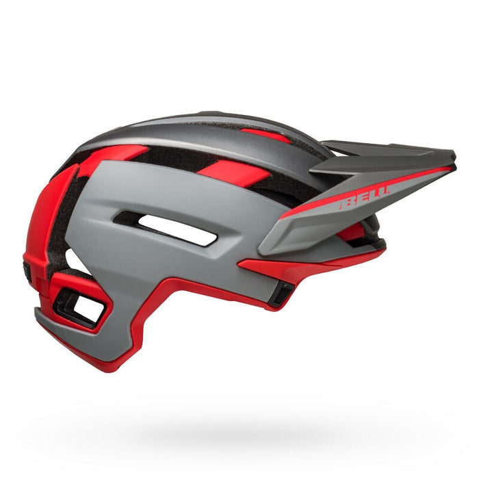 Bell Bike Super Air R Spherical Matte Gray/Red Small Bicycle Helmets