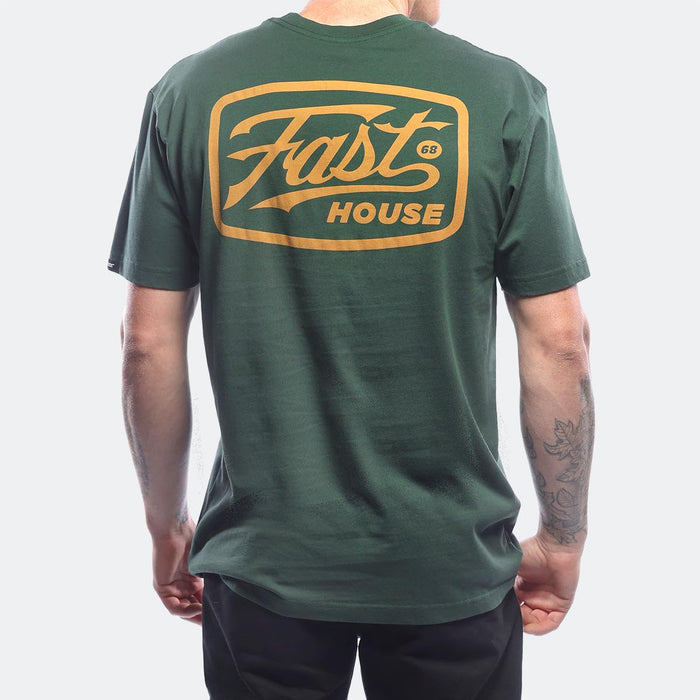 Fasthouse Carrera SS Tee Forest Green  X-Large