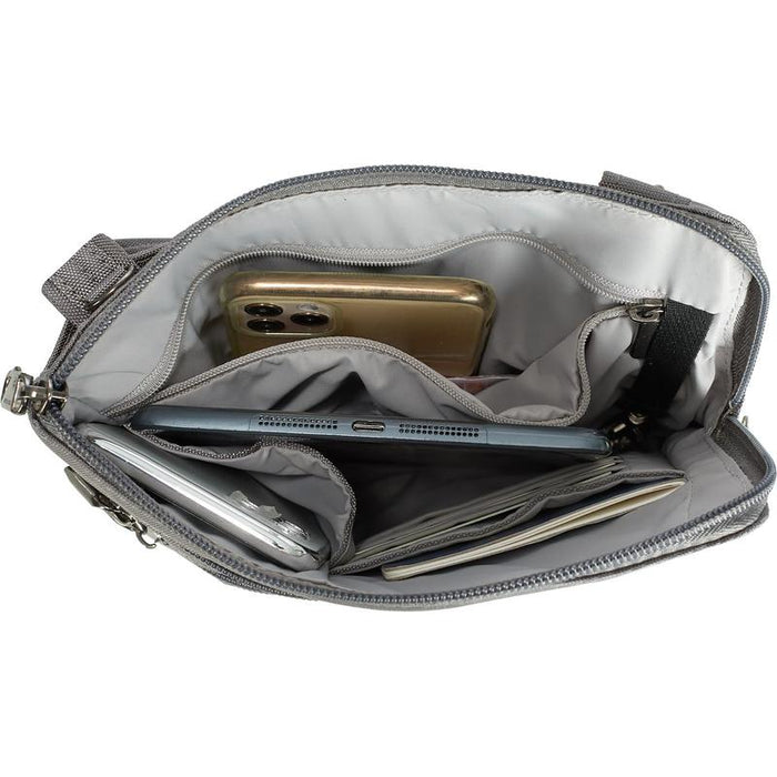 Travelon AT Classic Slim Double Zip Lifestyle Crossbody & Totes