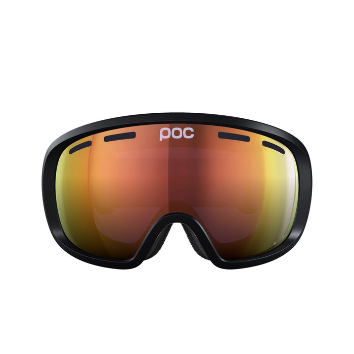 POC Fovea Uranium Black/Partly Sunny Orange One Size