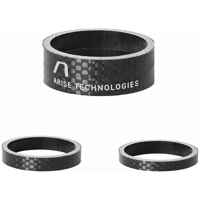 ARISE, Carbon Spacer, Headset Spacer, 1-1/8'', Carbon, Black