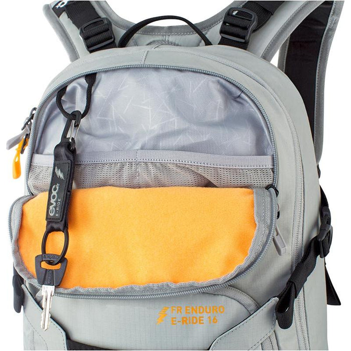 EVOC FR Enduro E-Ride 16 Protector backpack 16L Stone/Bright Orange ML
