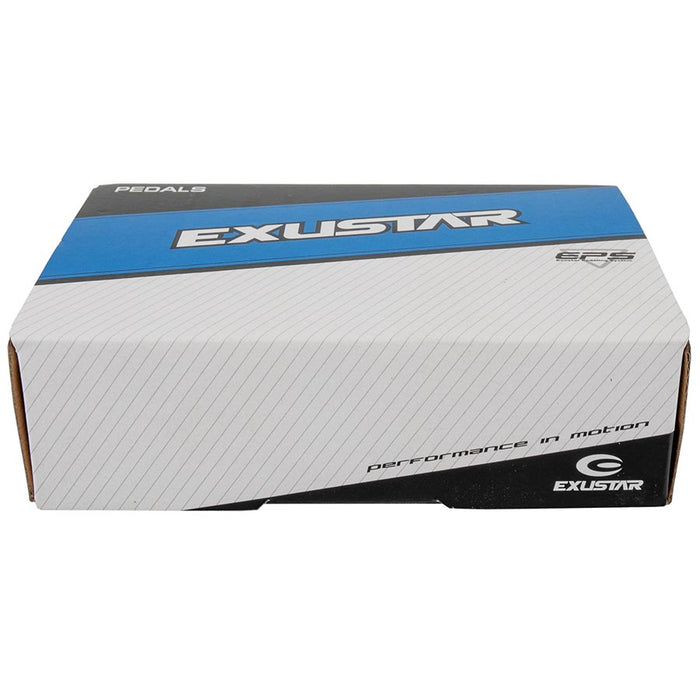Exustar, E-PM215+, Pedals, Body: Aluminum, Spindle: Cr-Mo, 9/16'', Bicycle Pedals