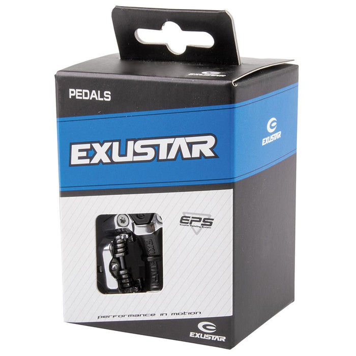 Exustar, E-PM211, Pedals, Body: Aluminum, Spindle: Cr-Mo, 9/16'', Bicycle Pedals