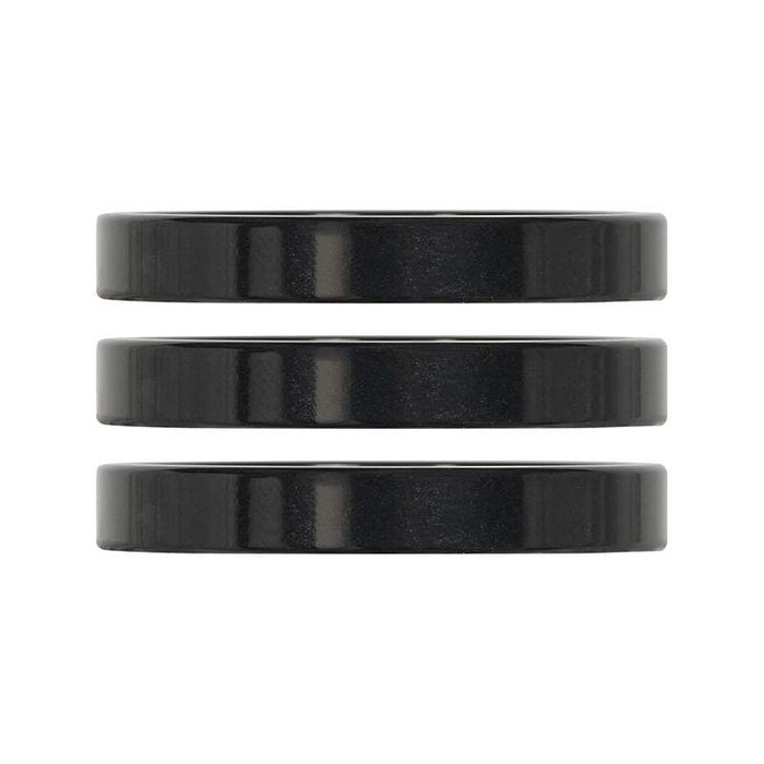 Industry Nine, iRiX, Headset Spacer, 1-1/8'', Height: 5mm, Aluminum, Black, 3pcs