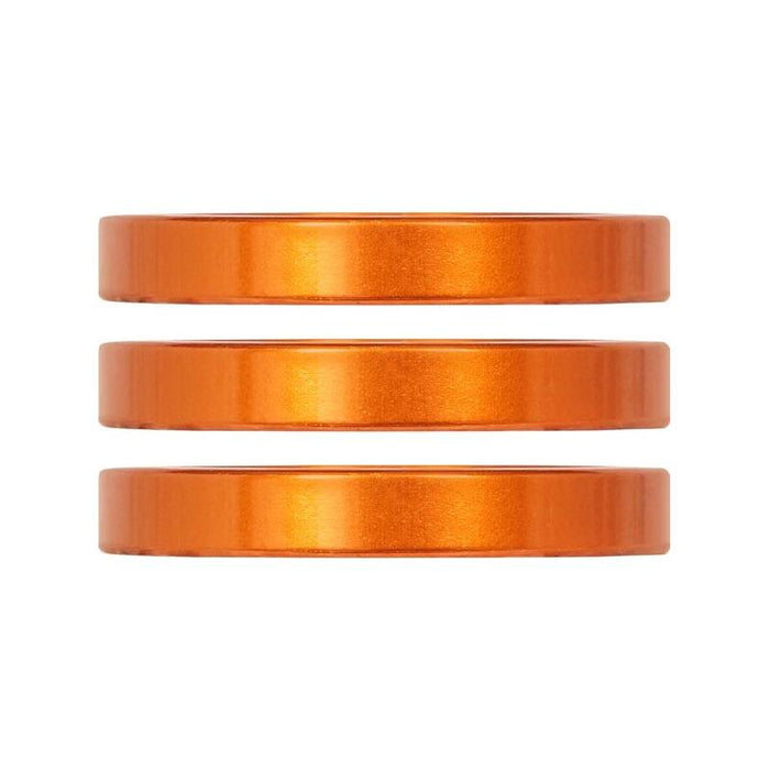 Industry Nine, iRiX, Headset Spacer, 1-1/8'', Height: 5mm, Aluminum, Orange, 3pcs