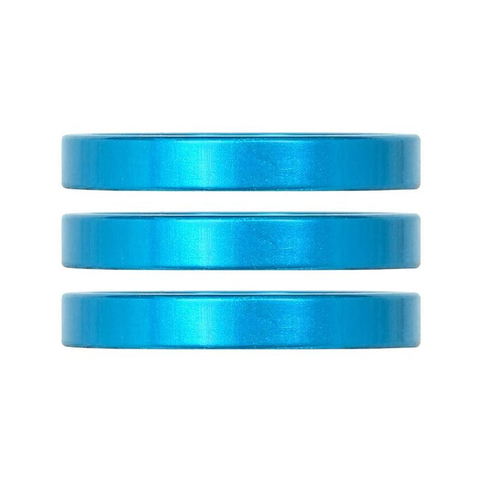 Industry Nine, iRiX, Headset Spacer, 1-1/8'', Height: 5mm, Aluminum, Turquoise, 3pcs