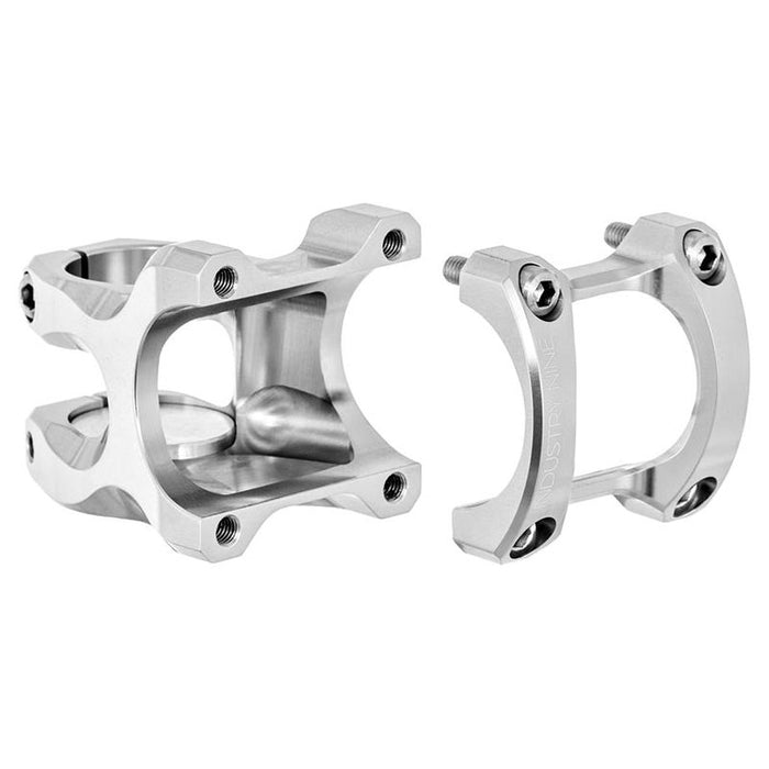 Industry Nine, A35, Stem, Diameter: 35mm, Length: 32mm, Steerer: 1-1/8'', 9°, Silver