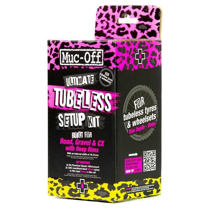 Muc-Off Ultimate Tubeless Kit Complete Sealant Bicycle Tubeless Conversion Kit