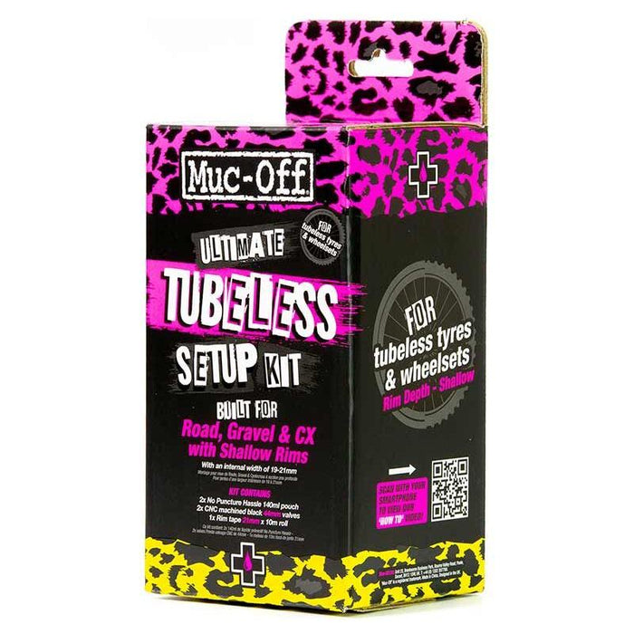 Muc-Off Ultimate Tubeless Kit Complete Sealant Bicycle Tubeless Conversion Kit