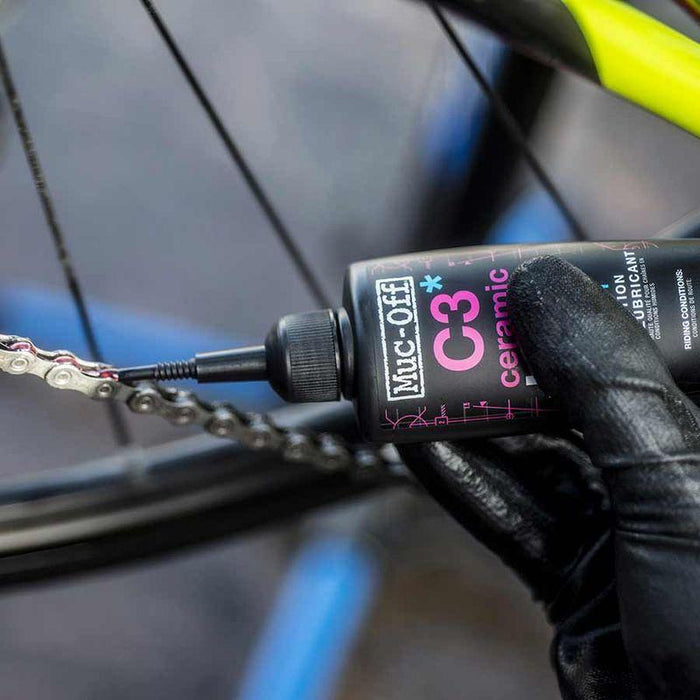 Muc-Off C3 Wet Ceramic Bike Chain Lube High-Performance Bicycle Lubricant