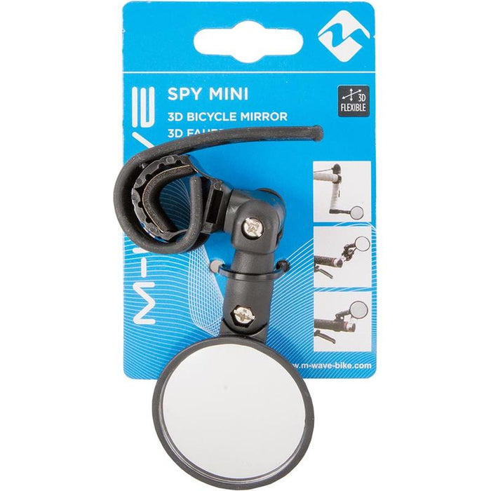 M-Wave, Spy Mini, Mirror, Mount: Bar End