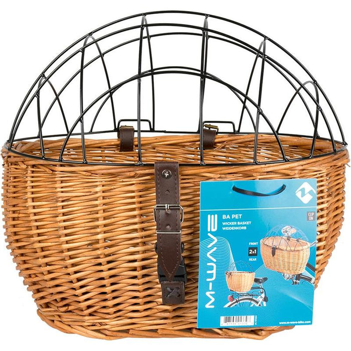 M-Wave, BA Pet, Basket, Front or Rear, 29.5x43x22cm, Tan