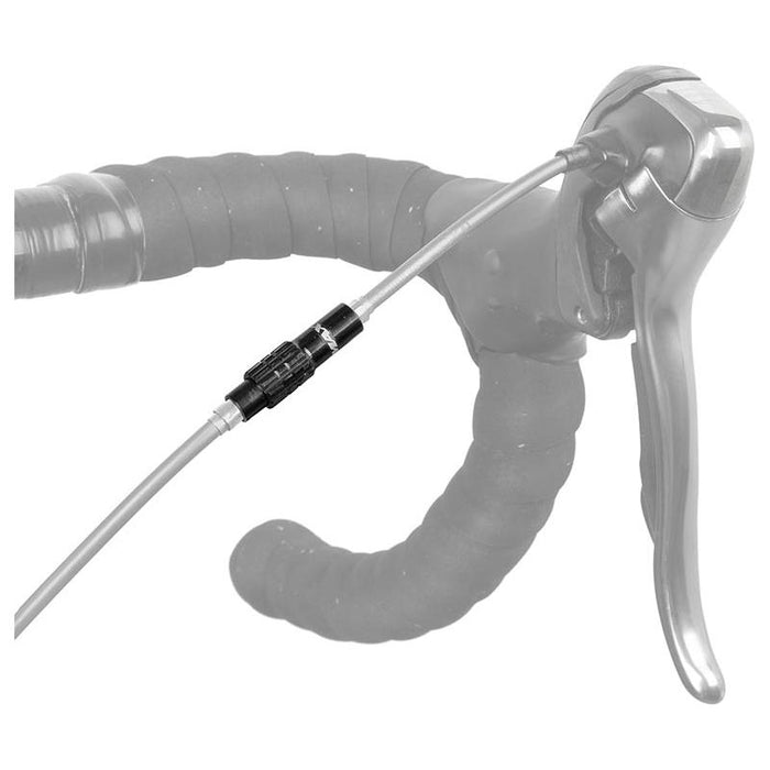 Promax, Barrel Adj, Black, Inline Barrel Adjuster, Aluminum, Fits 4mm and 5mm, Pair