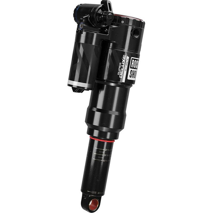 RockShox, Super Deluxe Ultimate C2, Rear shock, 205x60, Shaft Eyelet: Trunnion, Body Eyelet: Standard, 0Neg/0Pos Tokens, Reb55/Comp37, Lockout 4