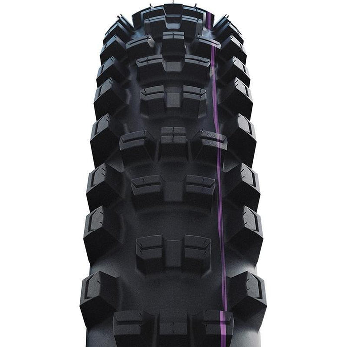 Schwalbe Shredda Front Tire - 29 x 2.50 Tubeless Folding Black Evolution Line Gravity Pro Addix Soft Radial E-50