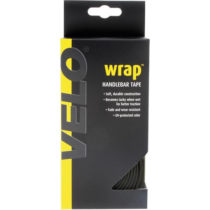 Velo, Wrap DZ2 Tape, Handlebar Tape, Black, Tacky Wrap