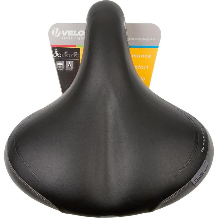 Velo, Tour DS Gel Comfort, Saddle, 265 x 255mm, Black