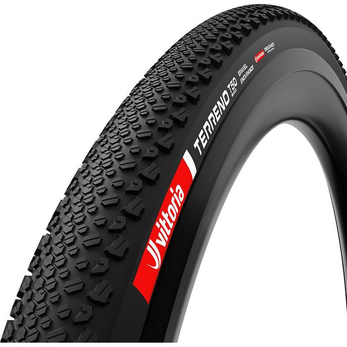 Vittoria Terreno T50 Mixed Tire - 700 x 40 Tubeless Folding Black Gravel Endurance Graphene G2.0