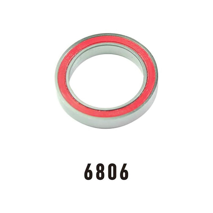 Wheels Manufacturing, Angular Contact, Sealed Cartridge Bearing, 71806, 30x42x7mm, Steel