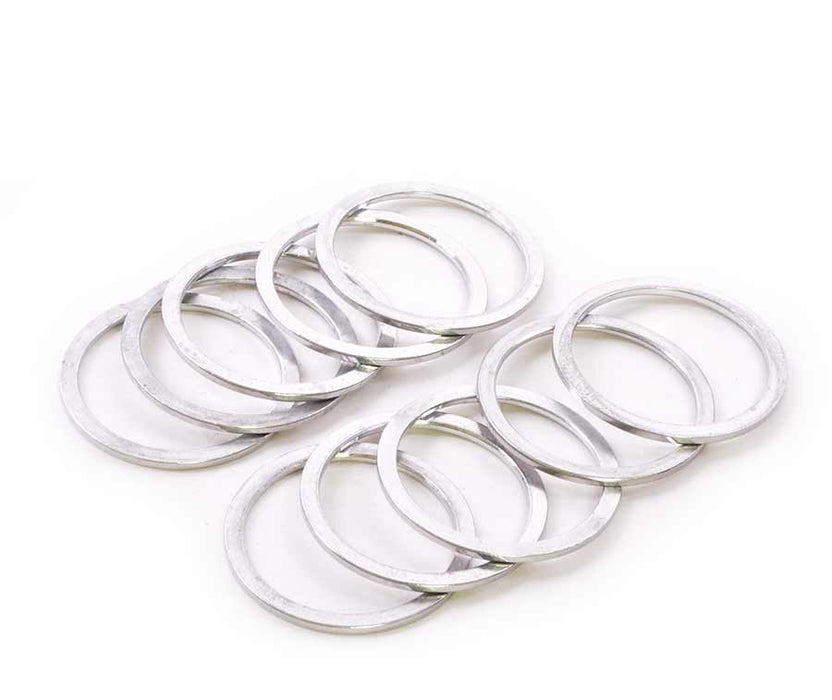 Wheels Manufacturing Aluminum Headset Spacer - 1-1/8 1.5mm Silver 5-pack