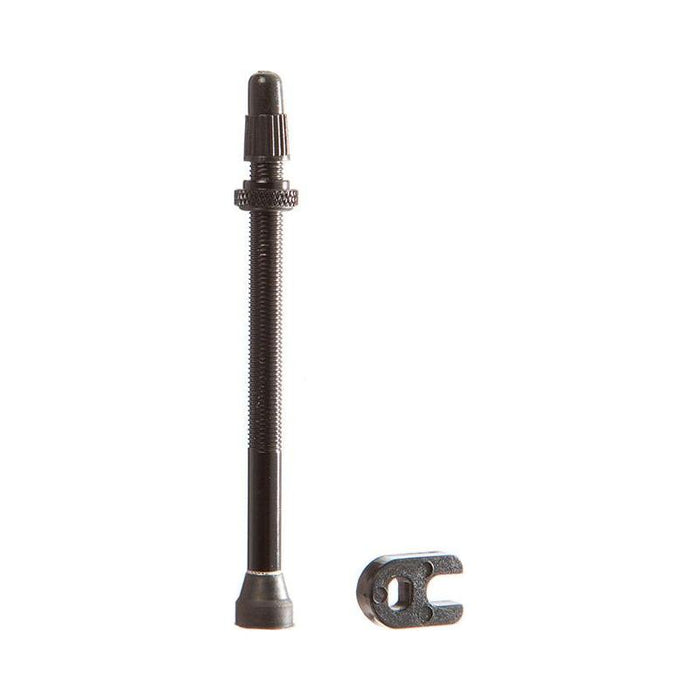 Zipp, 80mm Universal Valve, Tubeless Valve, Presta, 80mm, 1 valve, 1 valve core wrench