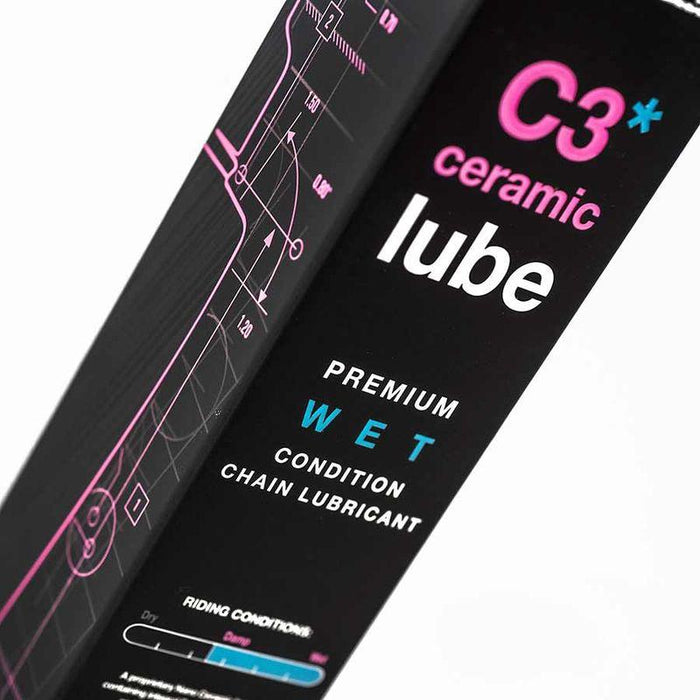 Muc-Off C3 Wet Ceramic Bike Chain Lube High-Performance Bicycle Lubricant