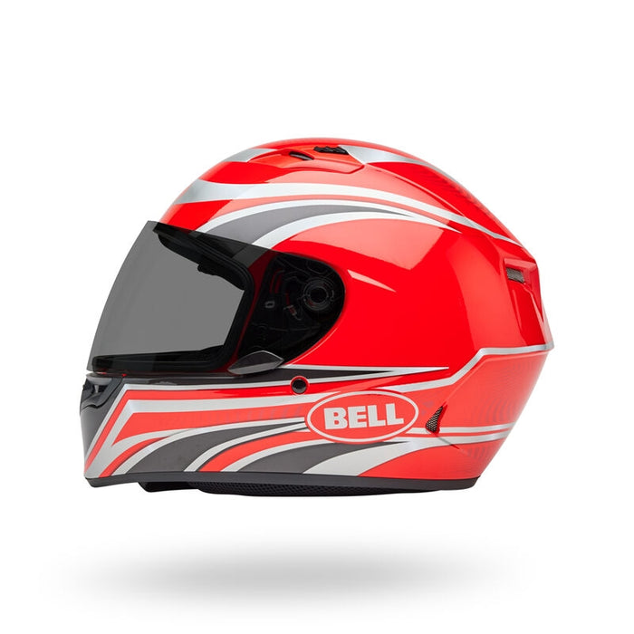 Bell Moto Qualifier Red/Silver Conduit X-Large