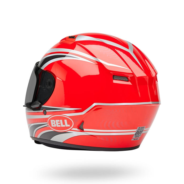 Bell Moto Qualifier Red/Silver Conduit X-Large