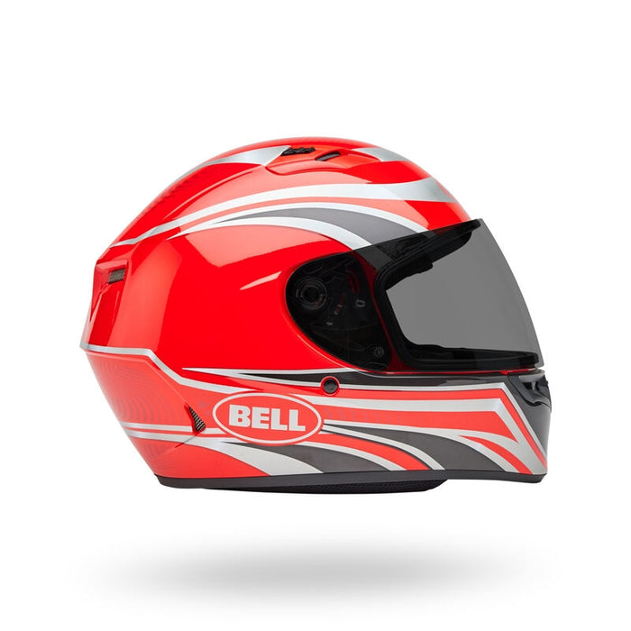 Bell Moto Qualifier Red/Silver Conduit X-Large