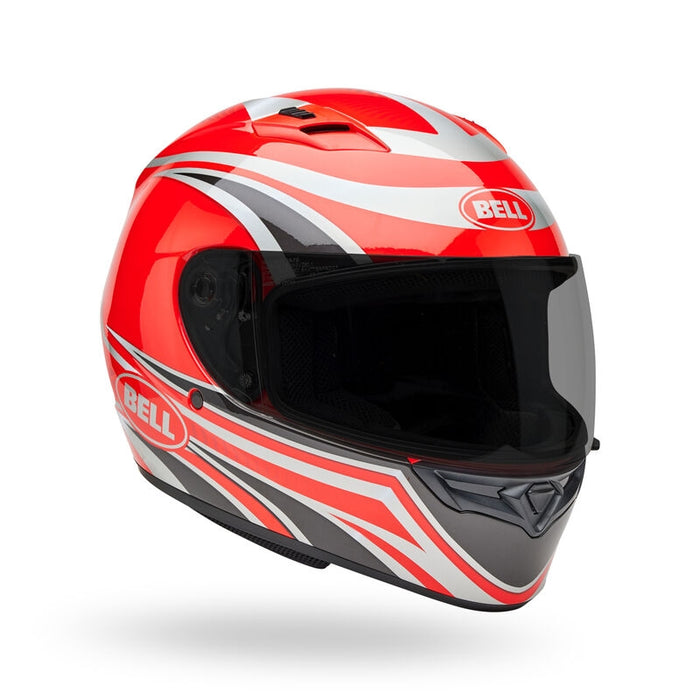 Bell Moto Qualifier Red/Silver Conduit X-Large