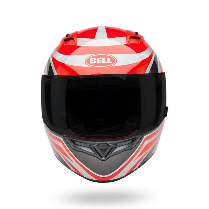 Bell Moto Qualifier Red/Silver Conduit X-Large